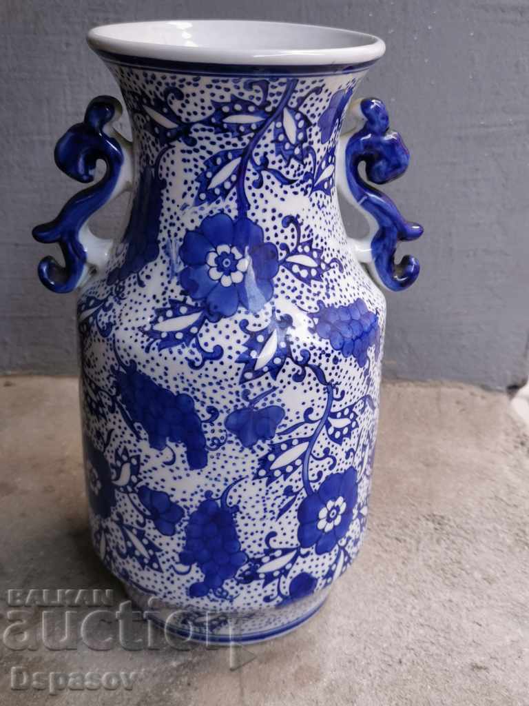 Porcelain Vase Painted