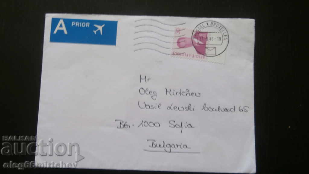 Belgium -1998 traveled envelope