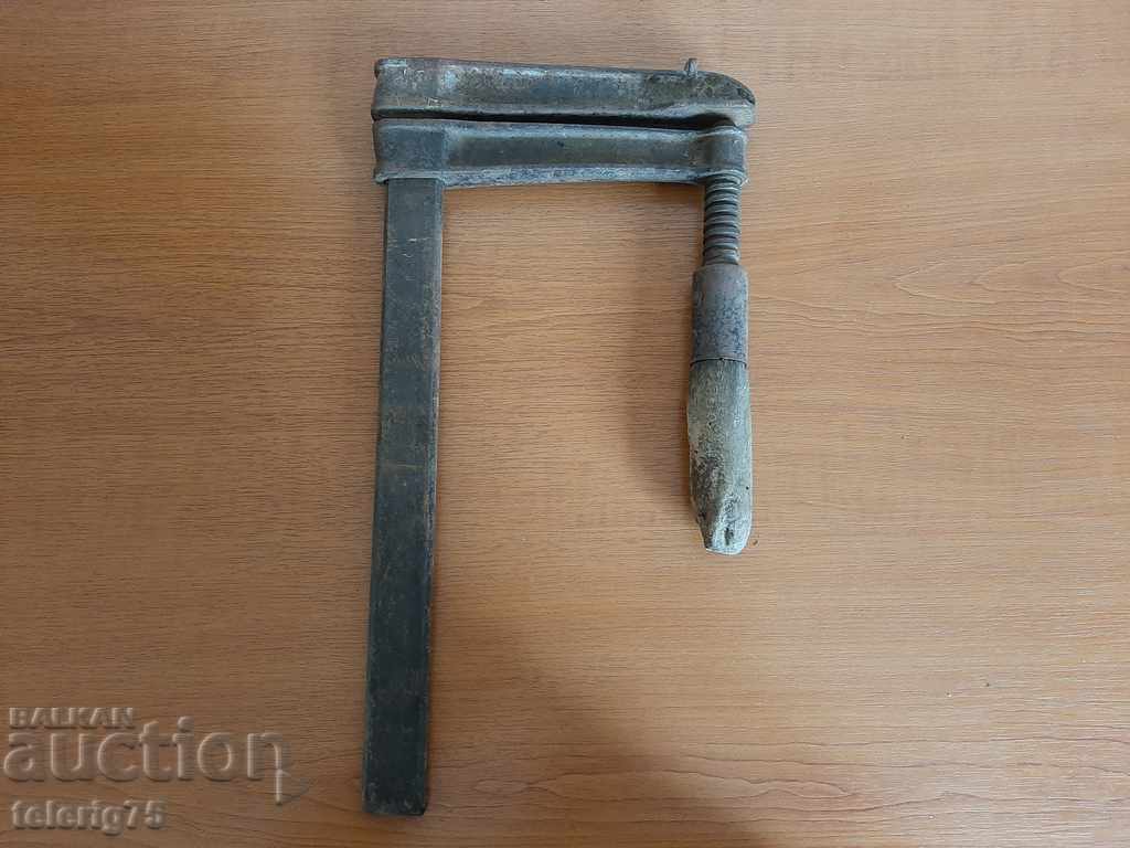 Auction Solid Carpenter Factory Clamp Clamp with Screw-33cm / 17cm Auction Solid Carpenter Factory Clamp Clamp with Screw-33cm / 17cm