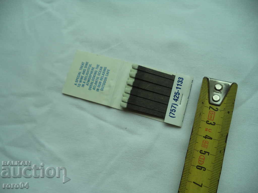 MATCHES - 6 MATCHES - 6