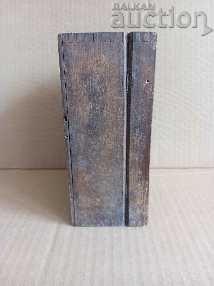 COLLECTIBLE ALARM CLOCK WITH PAINTED BOX 1930s WORKING - 7 COLLECTIBLE ALARM CLOCK WITH PAINTED BOX 1930s WORKING - 7