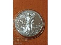 1oz-2011 г.сребърна монета-31.10 гр.проба 999 на среброто