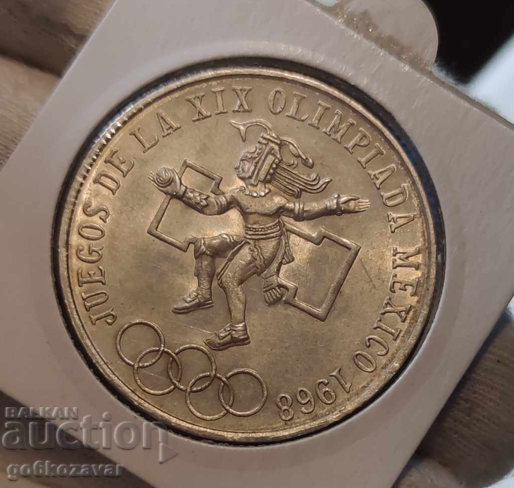 Παράδοση Mexico 25 Pesos 1968 Silver.UNC Παράδοση Mexico 25 Pesos 1968 Silver.UNC