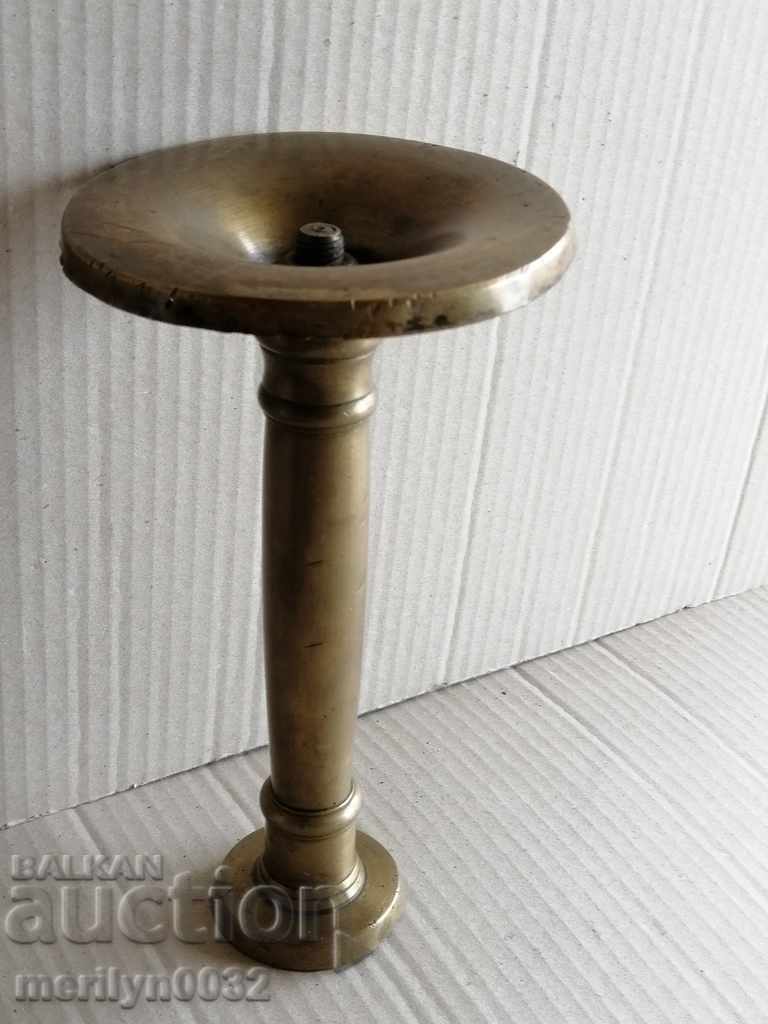 Παλιά ορείχαλκο κηροπήγιο κερί λαμπτήρα - 19ος αιώνας - 7 Παλιά ορείχαλκο κηροπήγιο κερί λαμπτήρα - 19ος αιώνας - 7