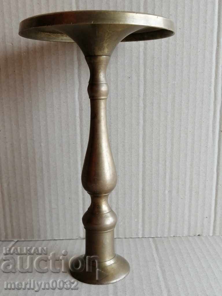 Old brass candlestick, candle, lamp - 19th century - 7 Old brass candlestick, candle, lamp - 19th century - 7