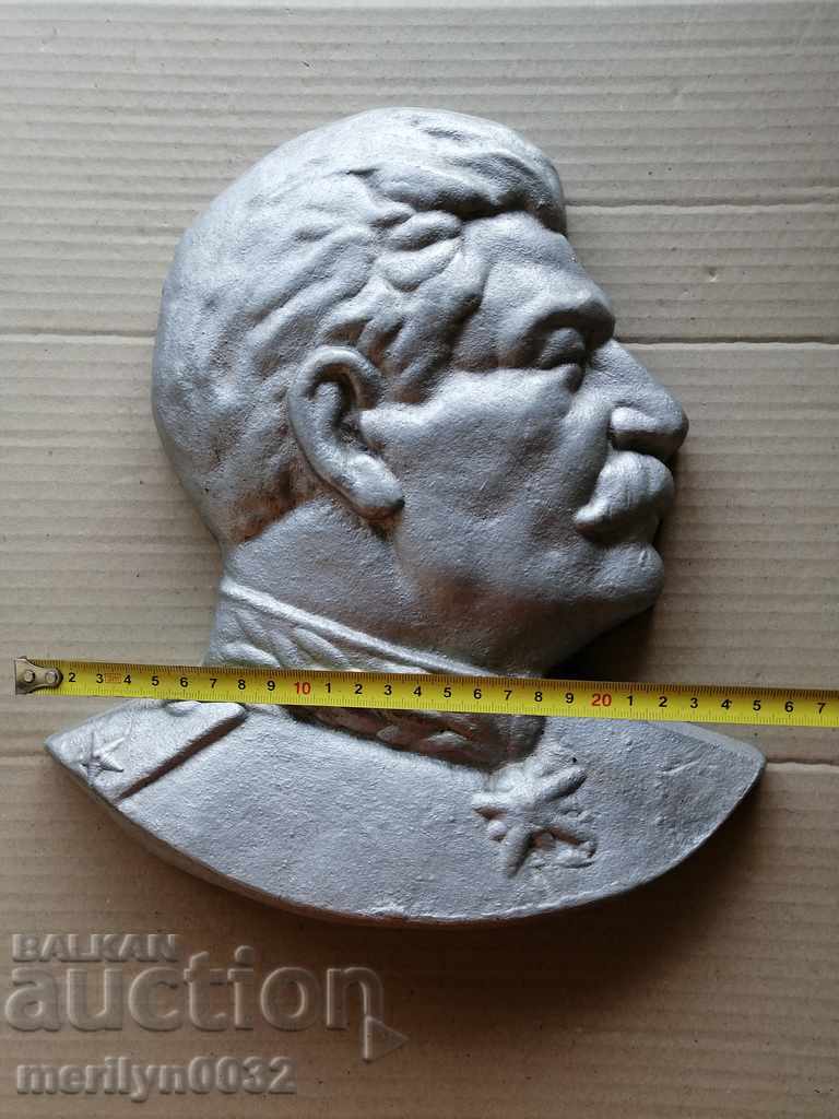 Delivery of Aluminum bas-relief of Stalin figure, plastic, statuette Delivery of Aluminum bas-relief of Stalin figure, plastic, statuette