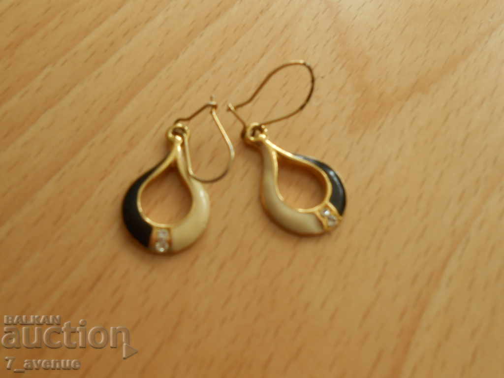 Old earrings from the 70s, very interesting, 35 mm long - 6