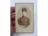 Рядка ранна фотография подофицер в униформа 1882