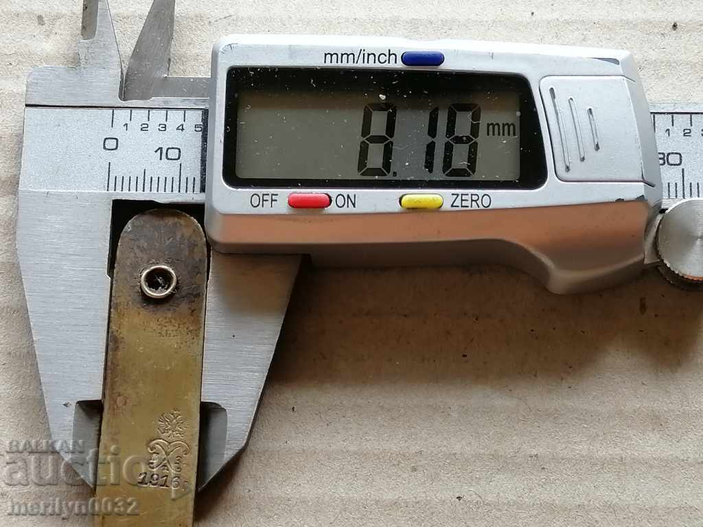 Brass tape guide by Maxim Sokolov WWI Tsarist Russia - 5