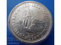 British South Africa 5 Shilling 1952 Rare