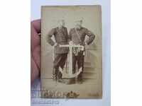 Rare early Bulgarian military photography with officers