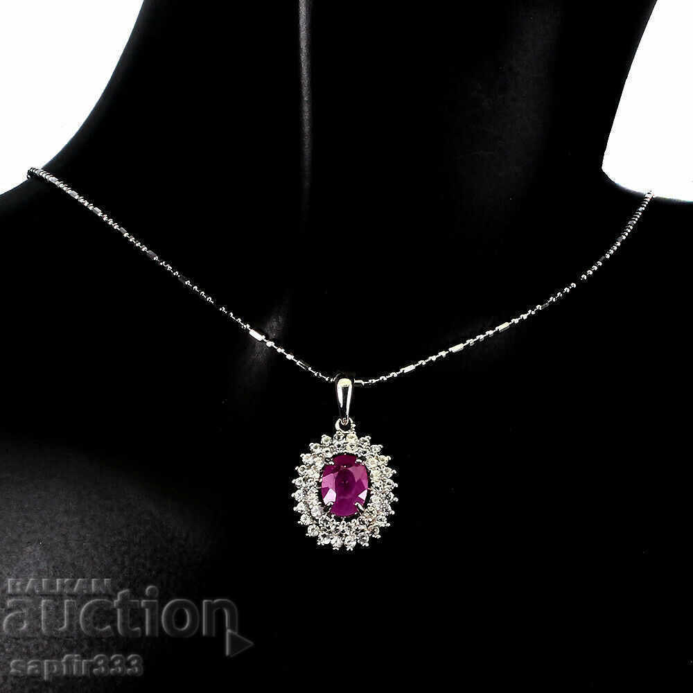 RUBY AND TOPAZI - EXCELLENT DESIGN MEDALLION with price 437.00 BGN | € 223.43 RUBY AND TOPAZI - EXCELLENT DESIGN MEDALLION with price 437.00 BGN | € 223.43