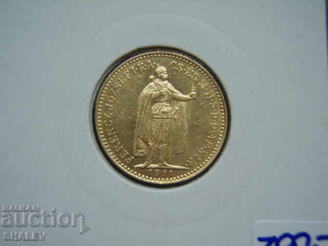 10 Korona 1911 Ungaria - AU (aur) - 6