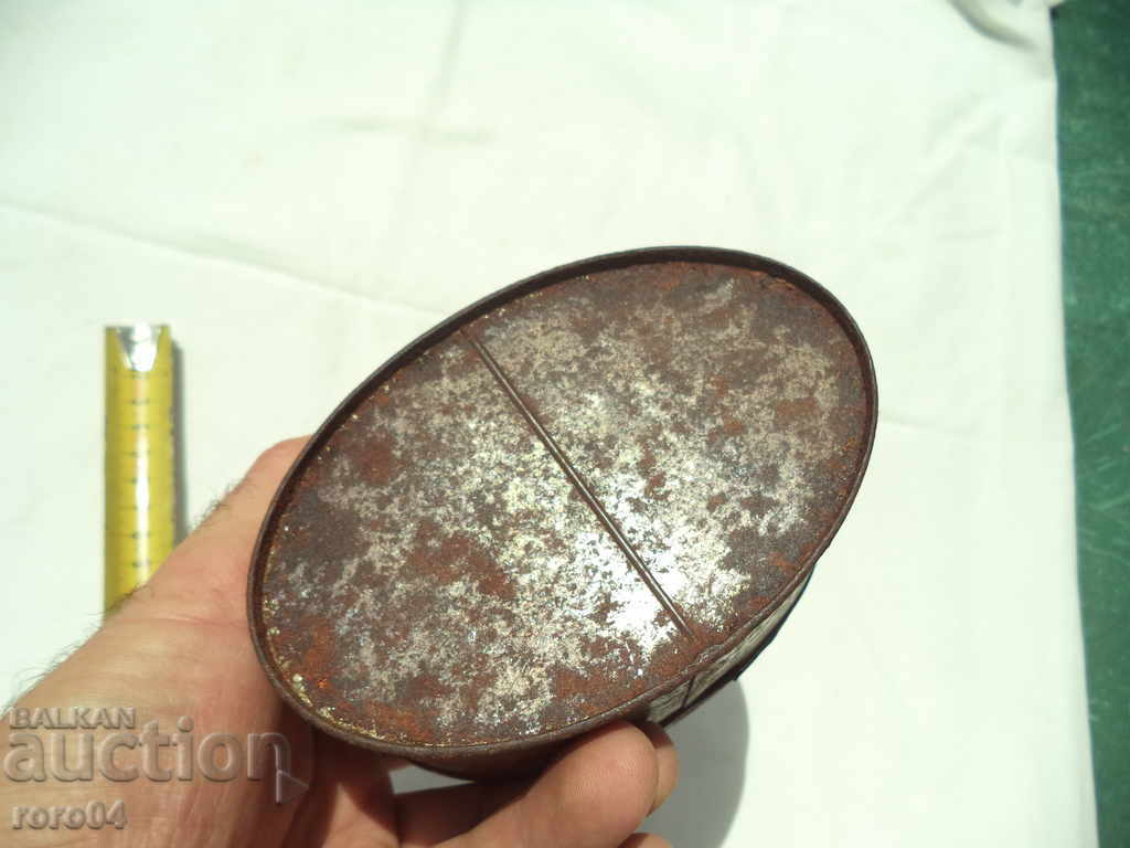 OLD DOUBLE SHEET METAL BOX WITH OTTOMAN MOTIVES - 7 OLD DOUBLE SHEET METAL BOX WITH OTTOMAN MOTIVES - 7