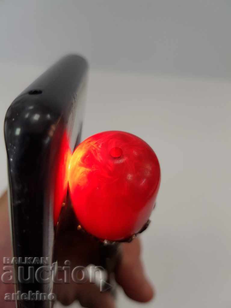 Rare Ottoman Turkish Silver Amber Cigarette 19th Century - 7