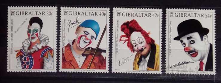 Gibraltar 2002 Europe CEPT Art/Circus MNH Gibraltar 2002 Europe CEPT Art/Circus MNH