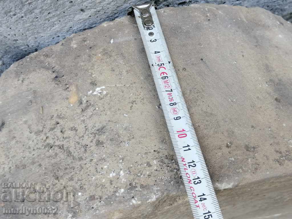 Auction  Antique stone grinder disk of stone for interior