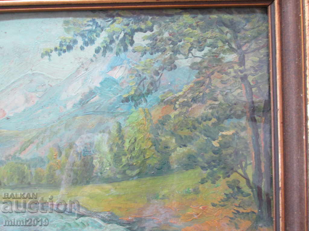 Old painting - oil, cardboard with price 150.00 BGN | € 76.69 Old painting - oil, cardboard with price 150.00 BGN | € 76.69