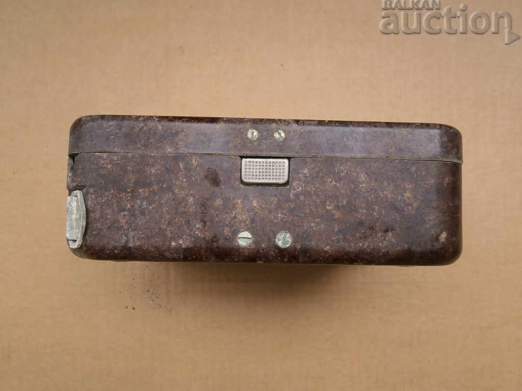 Delivery of bakelite box from Russian field telephone WW2 WWII TAP Delivery of bakelite box from Russian field telephone WW2 WWII TAP