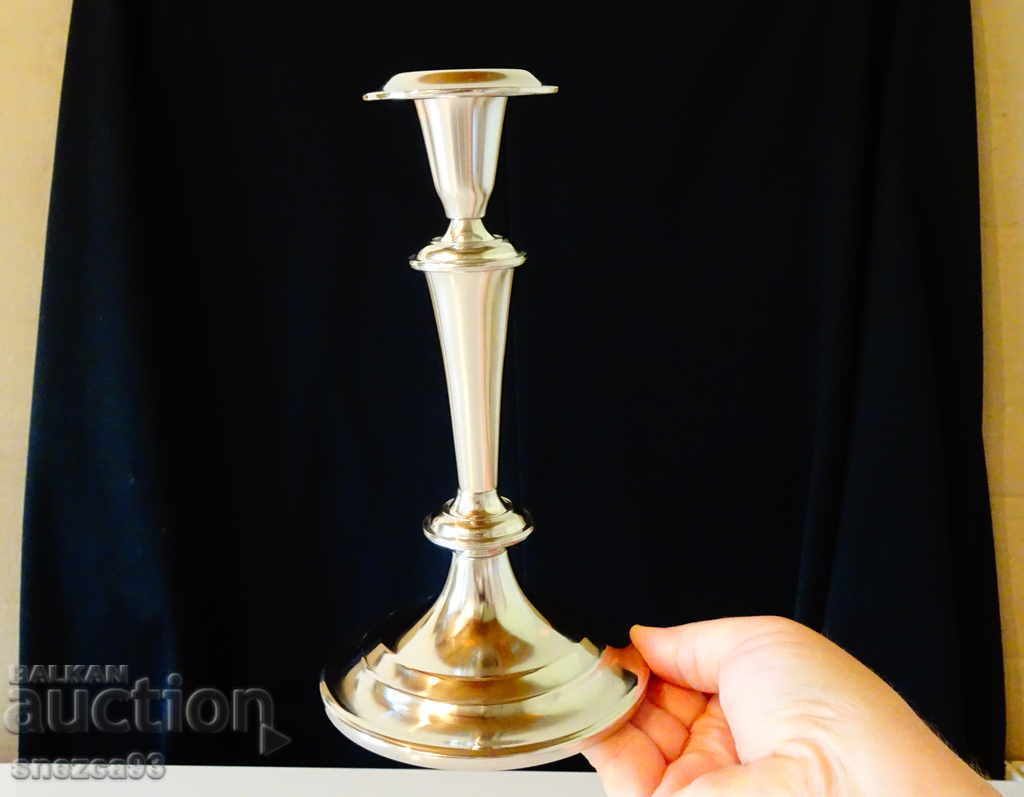 German silver-plated candlestick 20 cm. - 5 German silver-plated candlestick 20 cm. - 5