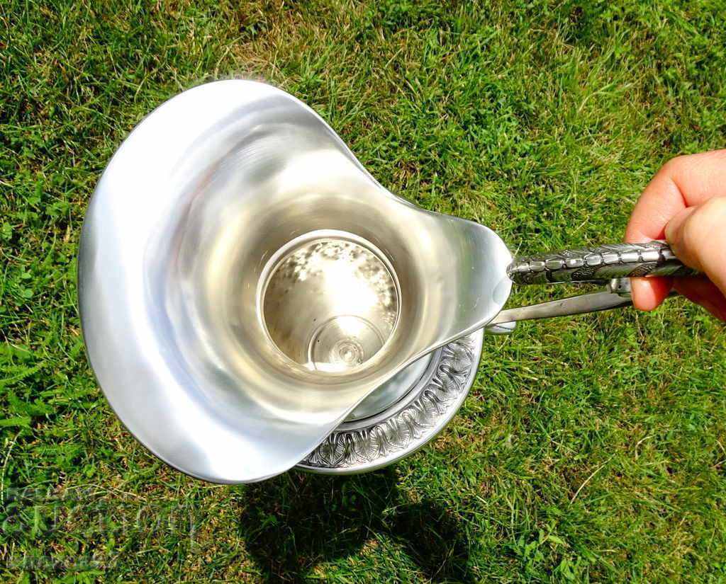 Empire style pewter jug 1.4 kg. - 6 Empire style pewter jug 1.4 kg. - 6