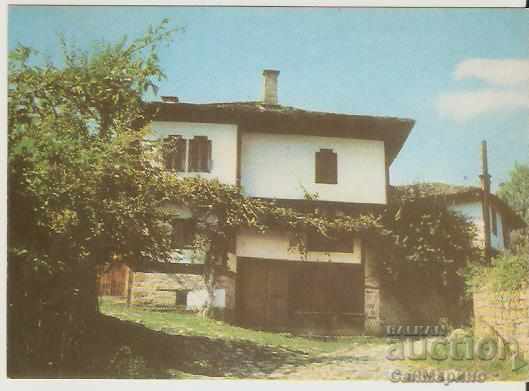 Card Bulgaria Bozhentsi sat Gabrovo Casa muzeului *