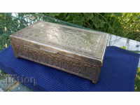 Silver plated Egyptian box