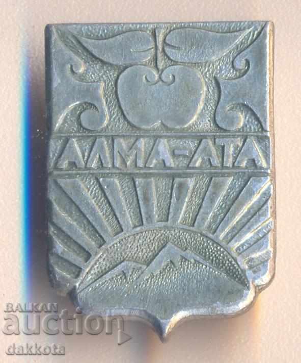 Insigna URSS Alma-Ata