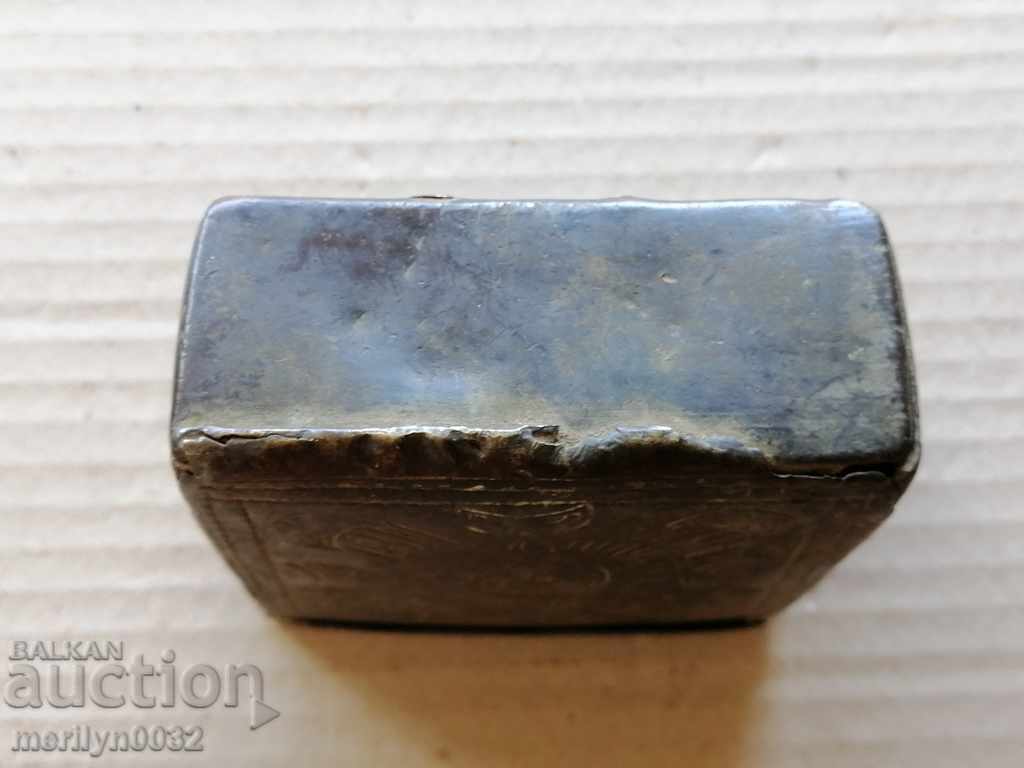 Bronze Ottoman slingshot, firecracker, box of gunpowder - 7 Bronze Ottoman slingshot, firecracker, box of gunpowder - 7