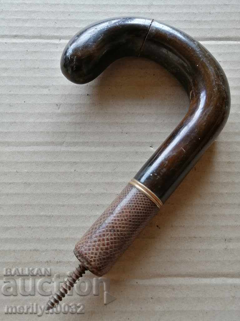 Ένα πολυτελές χερούλι από μπαστούνι ομπρέλας από τις αρχές του 20ου αιώνα - 5 Ένα πολυτελές χερούλι από μπαστούνι ομπρέλας από τις αρχές του 20ου αιώνα - 5