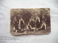 FOLK COSTUMES - A VERY EARLY POSTCARD