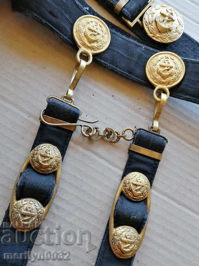 Delivery of Naval officer cortic belt carriers dagger knife Navy NRB Delivery of Naval officer cortic belt carriers dagger knife Navy NRB