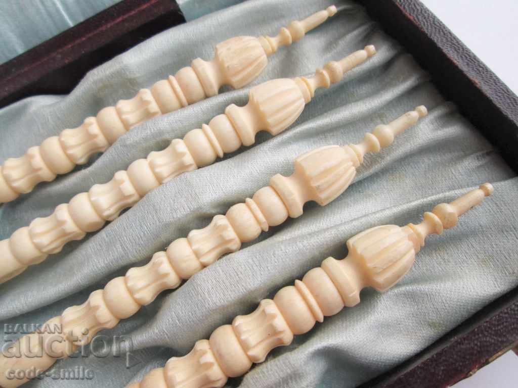 Auction Old desk set writing pen pencil bone 19th century Auction Old desk set writing pen pencil bone 19th century