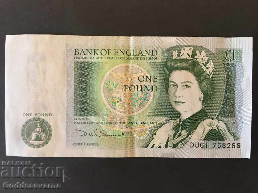 Great Britain (England) 1 Pound ref 8288