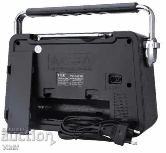 Retro radio + solar panel + battery, MP3, VXR with price 35.50 BGN | € 18.15 Retro radio + solar panel + battery, MP3, VXR with price 35.50 BGN | € 18.15