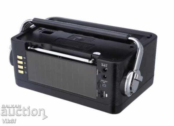 Auction Retro radio + solar panel + battery, MP3, VXR Auction Retro radio + solar panel + battery, MP3, VXR