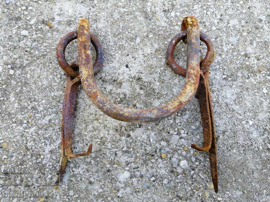 Wrought iron wicker handle - 5 Wrought iron wicker handle - 5