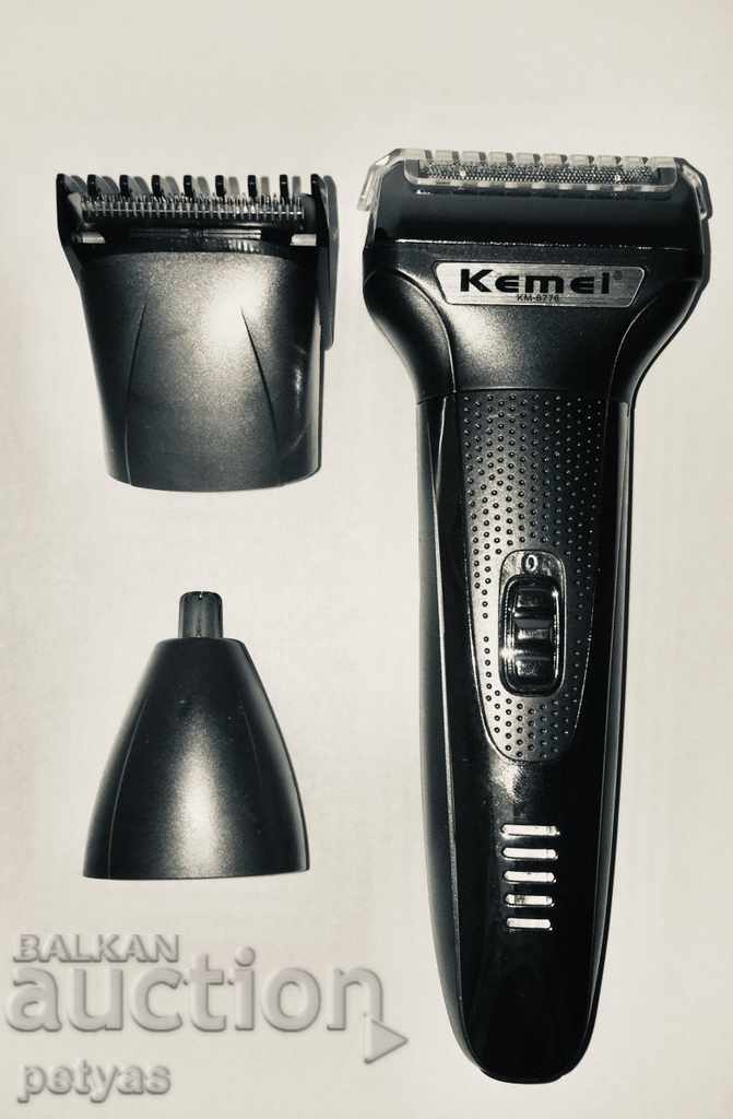 KEMEI KM-6776 Trimmer 3 în 1 - barba, corpul, capul cu preț 24.50 BGN | € 12.53 KEMEI KM-6776 Trimmer 3 în 1 - barba, corpul, capul cu preț 24.50 BGN | € 12.53