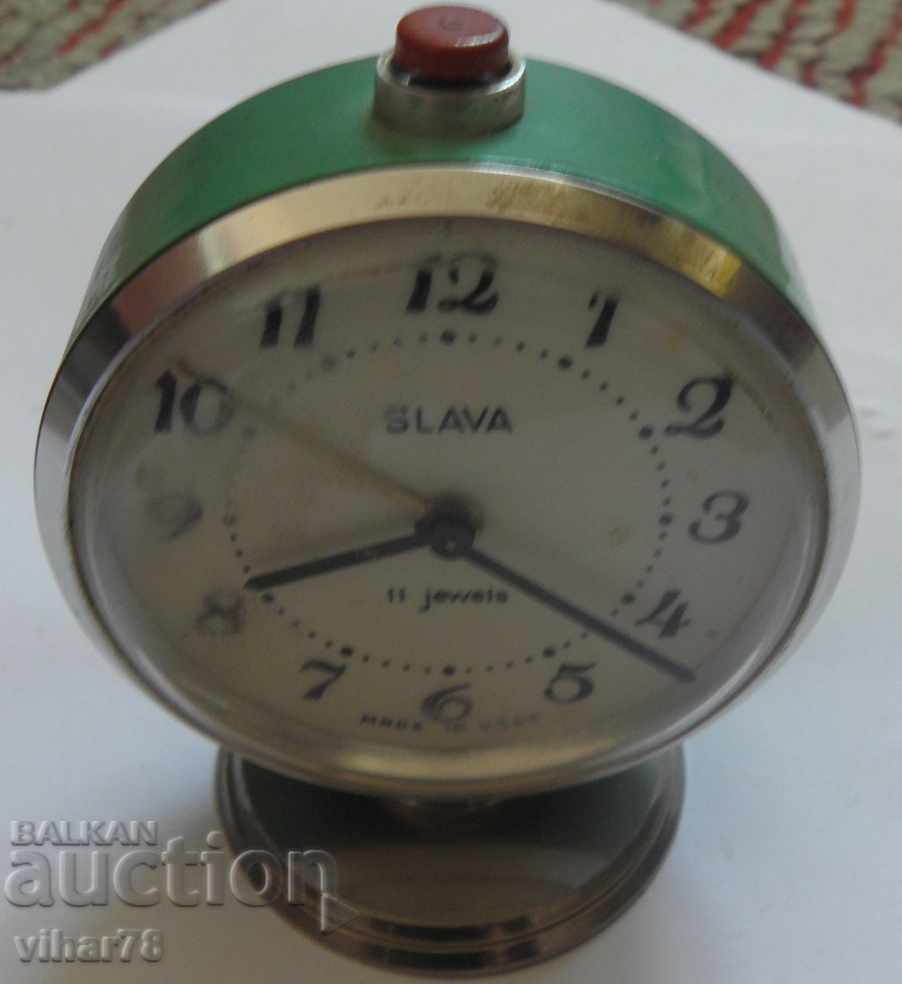 Auction Desktop clock "GLORY", alarm clock Auction Desktop clock "GLORY", alarm clock