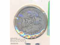 Australia 6 pence 1919, argint