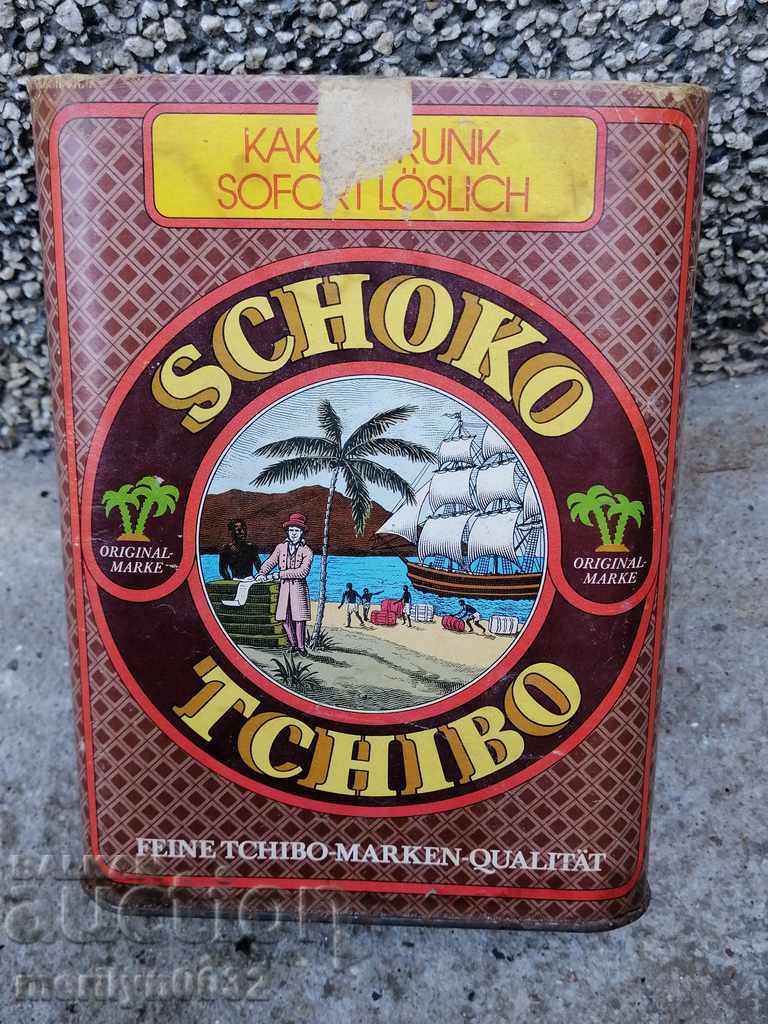 Old German metal box from Cocoa Hamburg with price 45.00 BGN | € 23.01 Old German metal box from Cocoa Hamburg with price 45.00 BGN | € 23.01