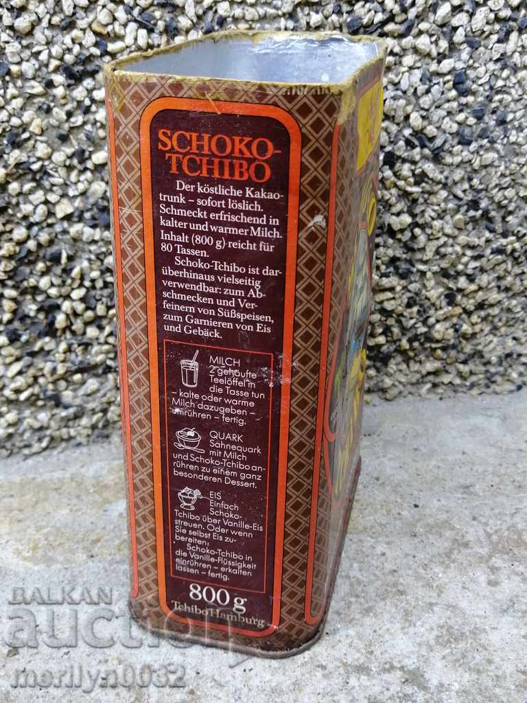 Old German metal box from Cocoa Hamburg - 7 Old German metal box from Cocoa Hamburg - 7