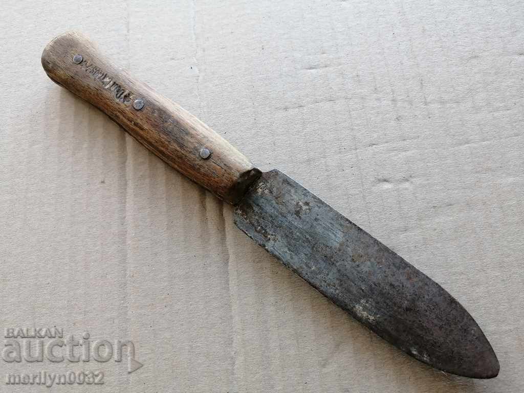 Стар немски нож F. Herder Don Karlos кама острие маркировка