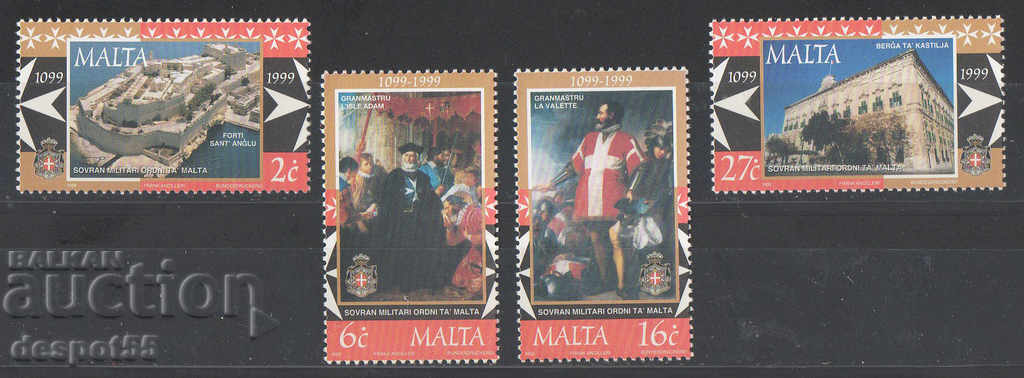 1999. Malta. 900 de ani de la Ordinul de Malta.
