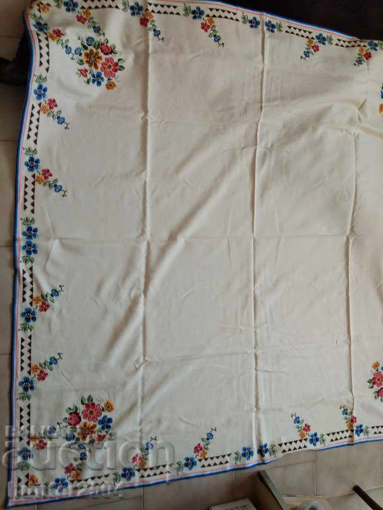 Cover, tablecloth, curtain? hand embroidered, size 142x145cm