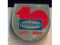 Значка Словакия Tatrasklo 1972-1982 година, тежка