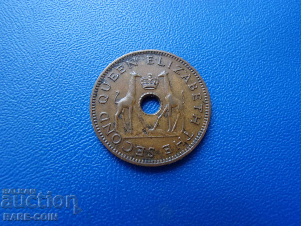 VIII (39) Rhodesia and Nyasaland ½ Penny 1958