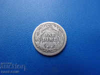 VIII (42) ΗΠΑ 1 Dime 1906 Silver
