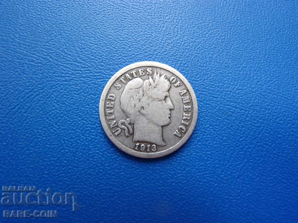 VIII (45) SUA 1 Dime 1913 Argint cu preț € 6.14 | 12.01 BGN