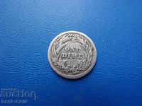 VIII (45)  САЩ  1  Дайм 1913  Сребро